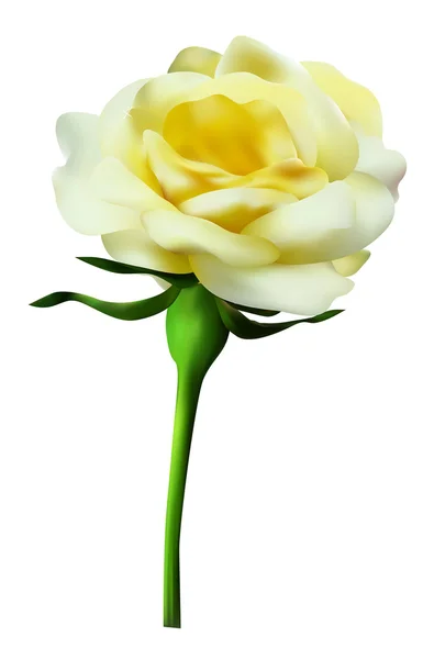 黄玫瑰 — 图库矢量图片