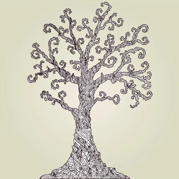 Árvore decorativa — Vetor de Stock