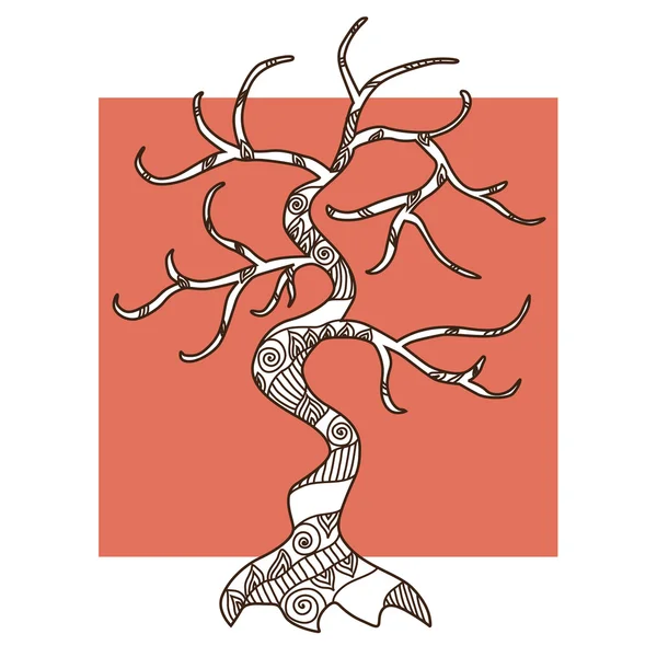 装飾的な木 — ストックベクタ