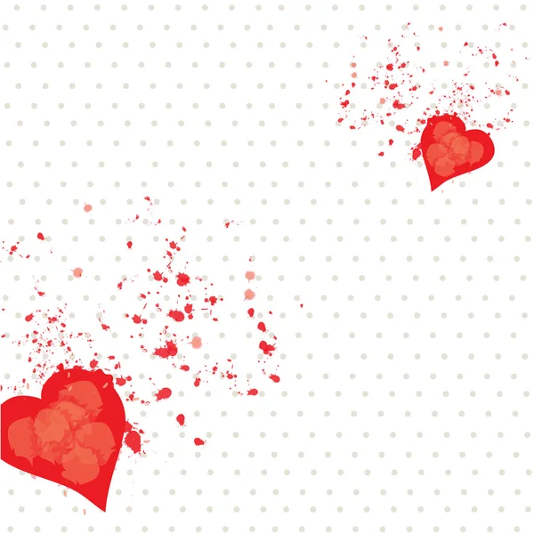 Aftelkalender voor Valentijnsdag uitnodiging — Stockvector