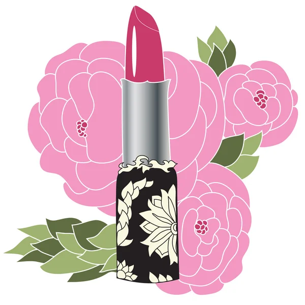 Decorative lipstick — Stock Vector