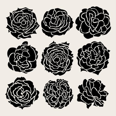 çiçek süslemeleri seti