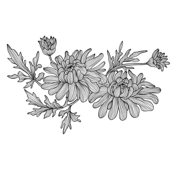 Florale decoratie — Stockvector