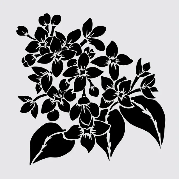 Décoration florale — Image vectorielle