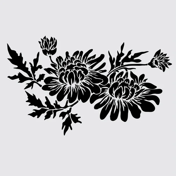 花卉装饰 — 图库矢量图片