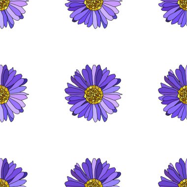 Mavi fındık çiçekleri ve tasarım elementleri olan zarif, pürüzsüz bir desen. Davetiyeler, kartlar, baskı, hediye paketi, imalat, tekstil, kumaş, duvar kağıtları için çiçek deseni