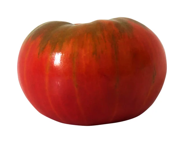 Fruit Tomate Rouge Mûr Isolé Sur Fond Blanc Contexte Alimentaire — Photo