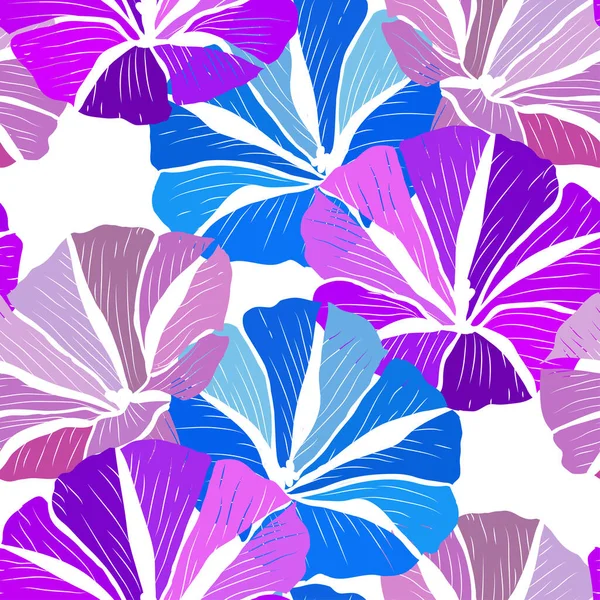 Elegantes Nahtloses Muster Mit Morgenblumen Designelementen Blumenmuster Für Einladungen Karten — Stockvektor