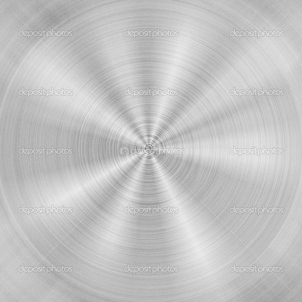 Brushed metal plate circular — Stock Photo © olechowski #13205717