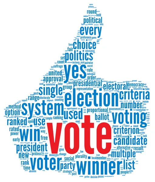 Presidential vote concept — Stock Photo, Image