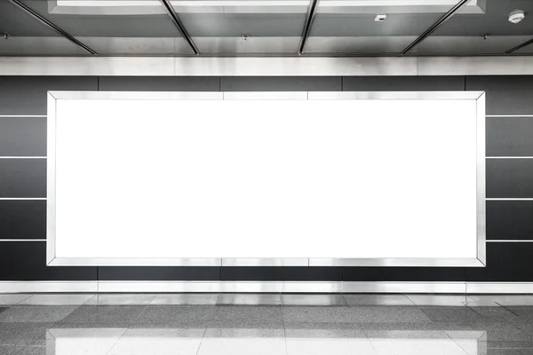 Leeg reclamebord in modern interieur — Stockfoto