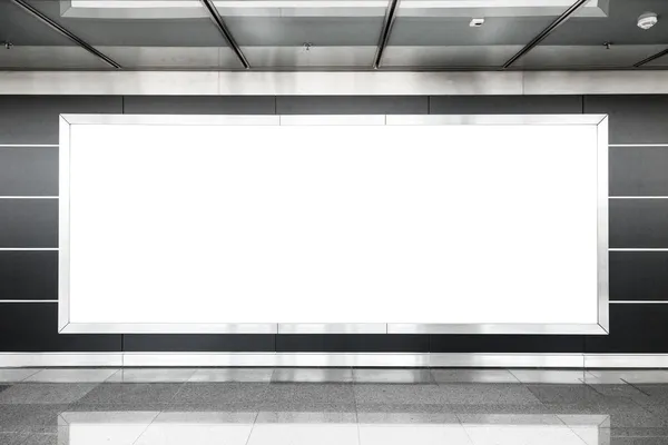 Blank billboard in modern interior Royalty Free Stock Images