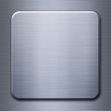 Fırçalanmış alüminyum metal plaka