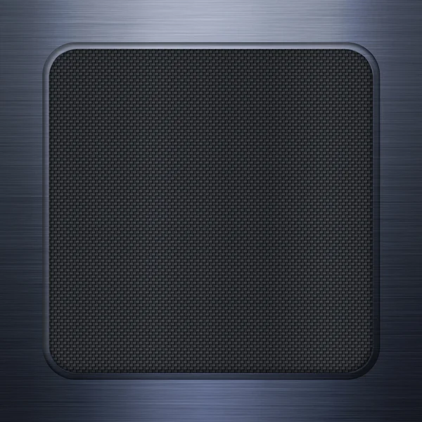 Brushed aluminum metal plate — Stock Photo, Image