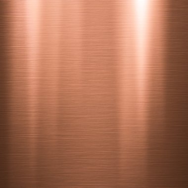 geborsteld metalen koperplaat