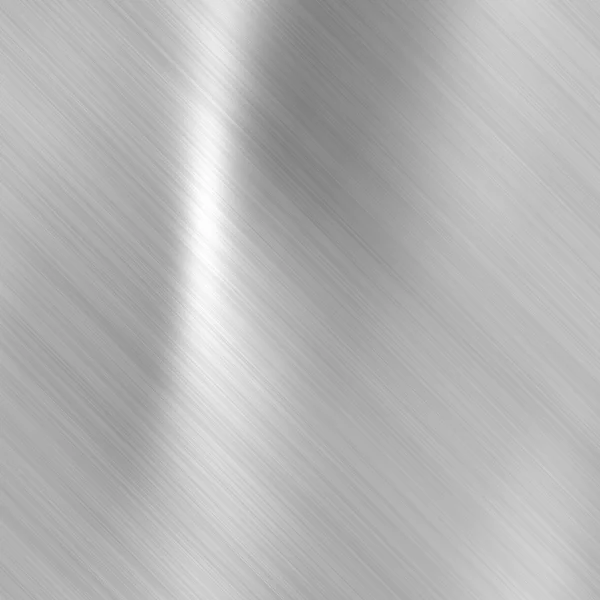 Brushed steel metallic plate Stockfoto