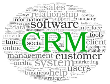 CRM'de word etiket bulutu