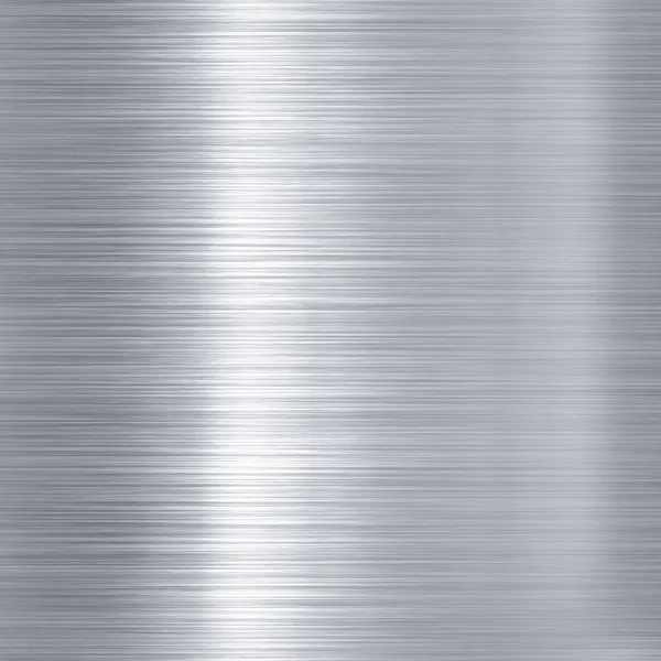 Brushed steel metallic plate — Stockfoto