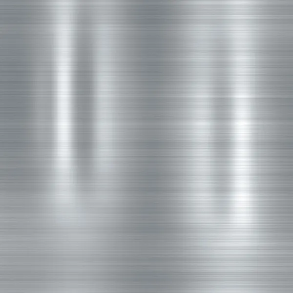 Brushed steel metallic plate — Stock Photo, Image