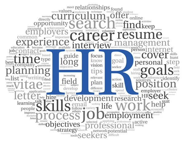 Human resources concept in tag cloud — Stock Photo, Image