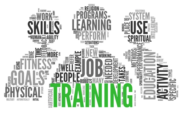 Training and education related words concept — Stock Photo, Image