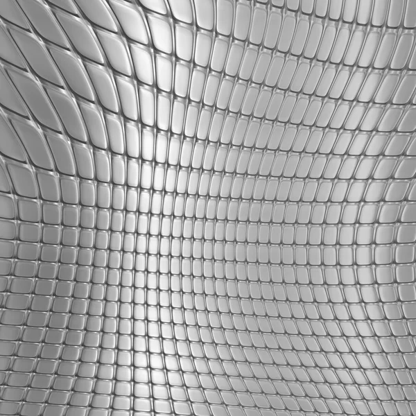 Metal silver checked pattern — Stock Photo, Image