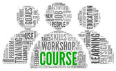 Картина, постер, плакат, фотообои "course and training related words concept", артикул 27195559