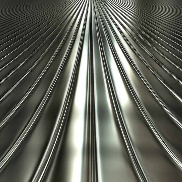 Aluminum silver stripe pattern — Stock Photo, Image