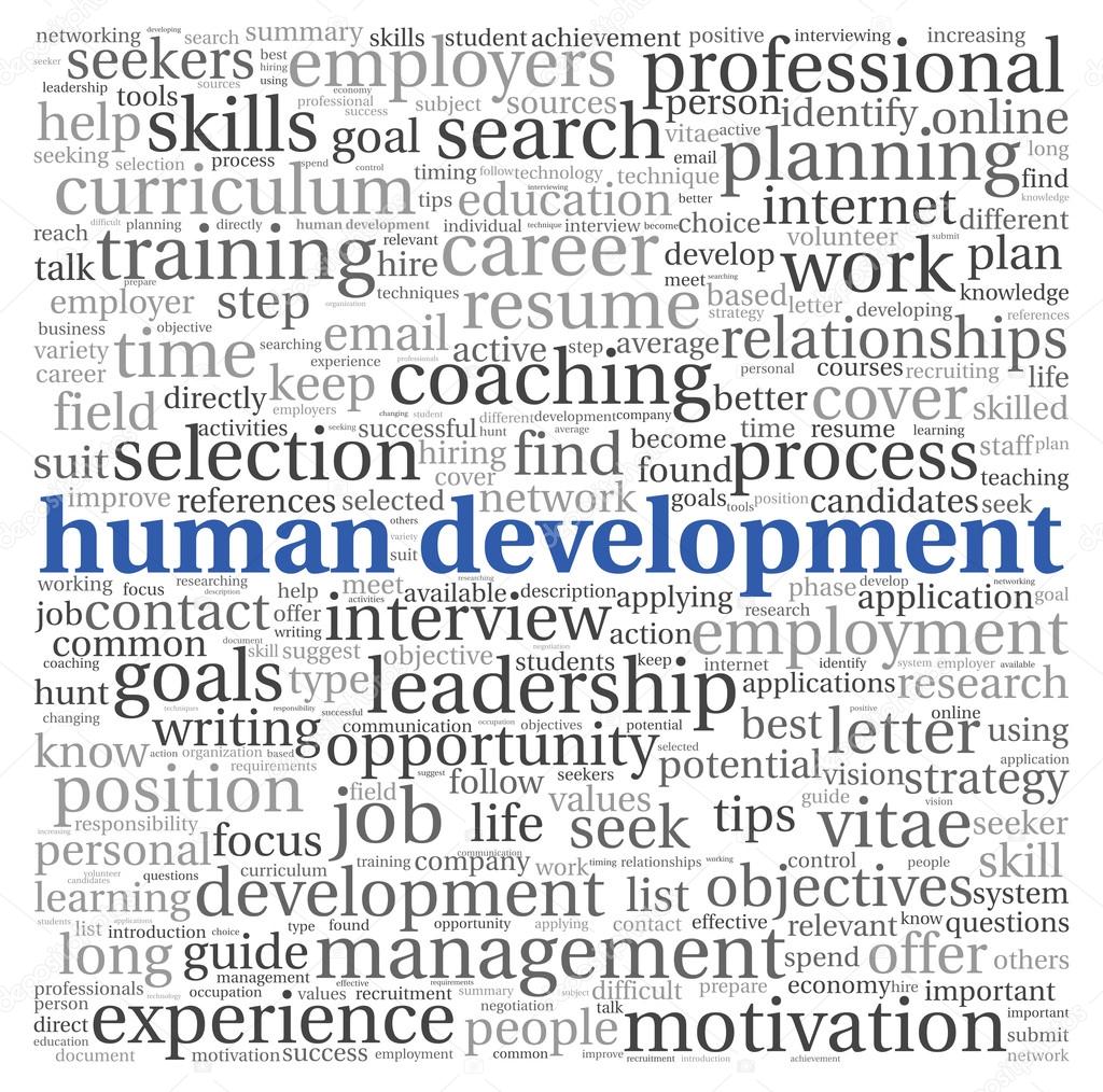 Human development concept