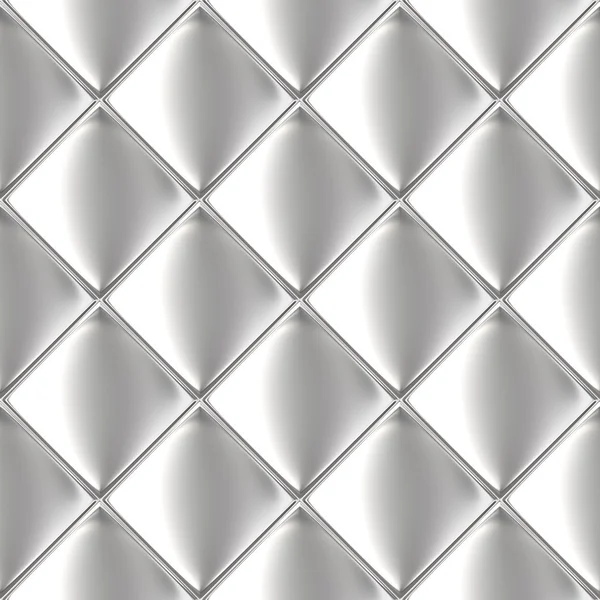 Metal silver checked pattern — Stock Photo, Image