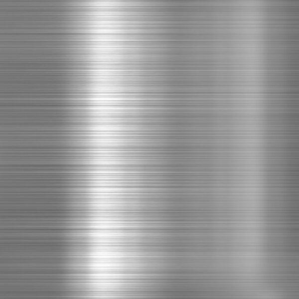 Metal background or texture of brushed aluminum plate