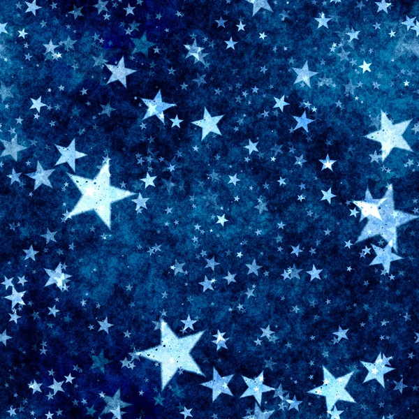Christmas blue stars background