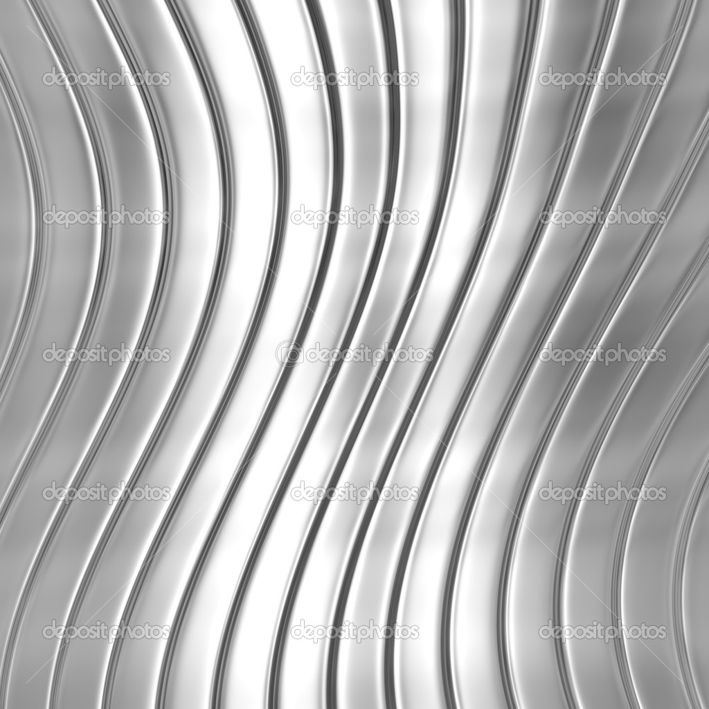 Metal silver striped pattern