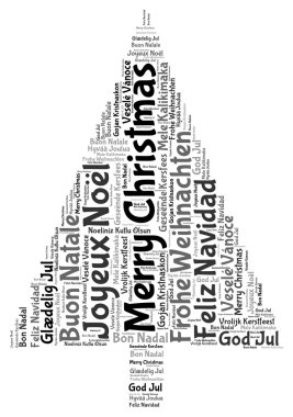 Merry christmas 2014 tag cloud
