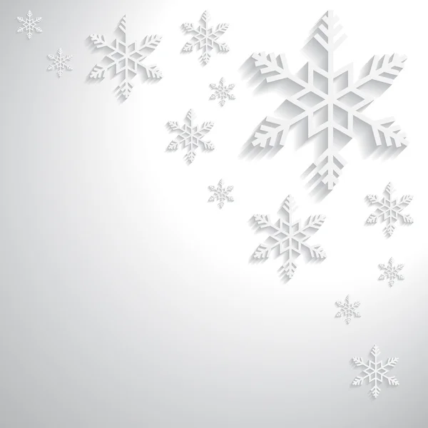 クリスマス雪 — ストックベクタ