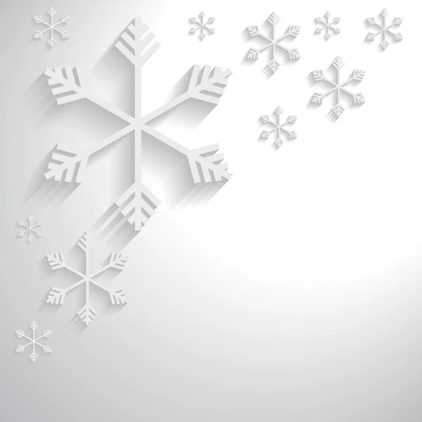 Christmas snowflakes — Stock Vector