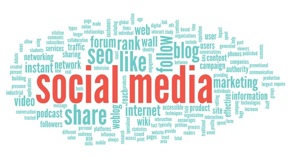 Social media conept — Stock Photo, Image