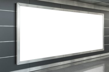 boş billboard modern iç