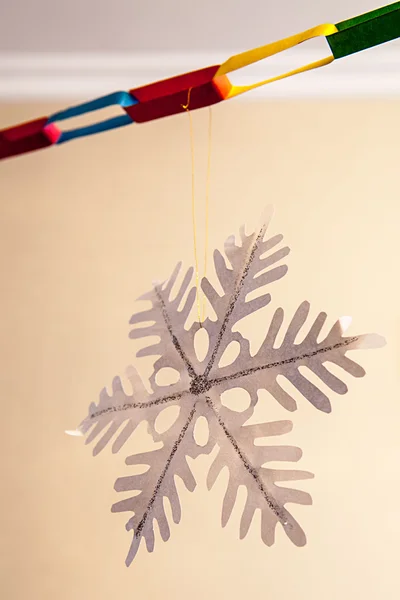 Floco de neve de papel — Fotografia de Stock