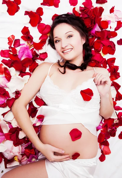 Mujer embarazada. — Foto de Stock