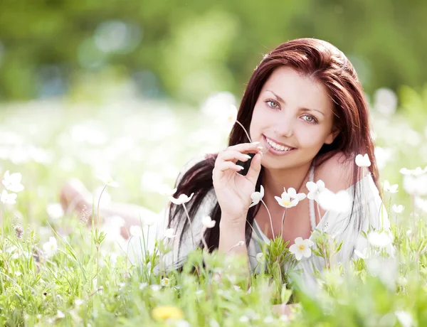 kadın açık havada