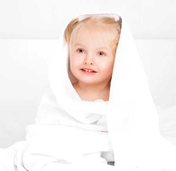 Baby after a bath — Stock Photo, Image