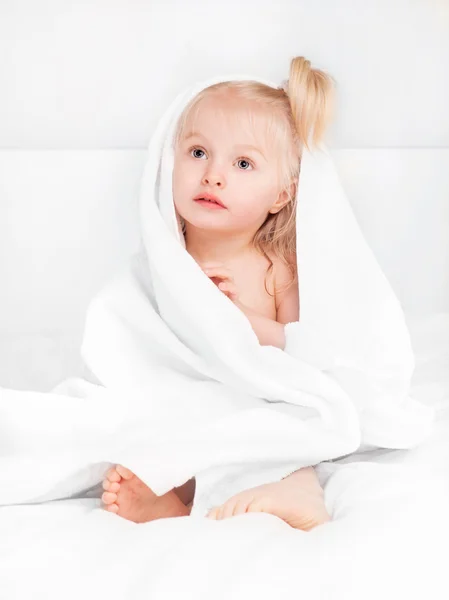 Baby after a bath — Stock Photo, Image