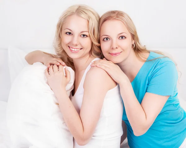 Sisters at home — Stock Photo, Image