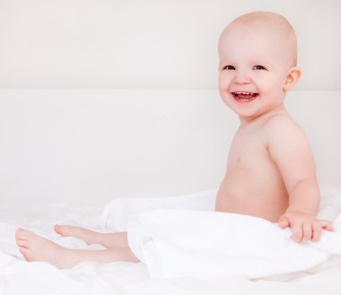 Bebek havlu ile