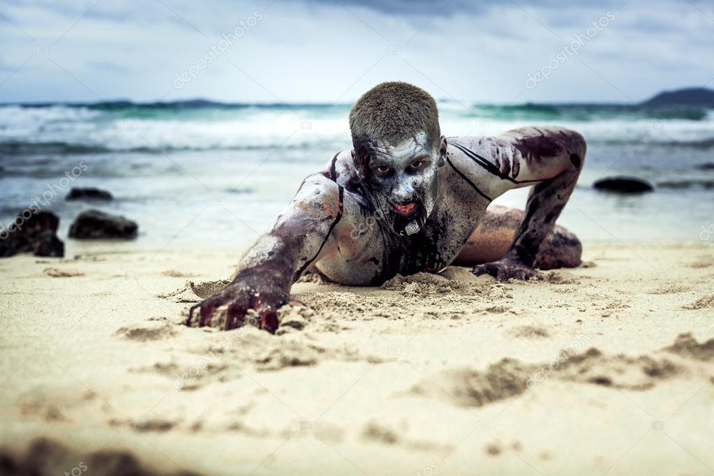 zombie on the beach