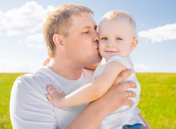 Pai e filha — Fotografia de Stock