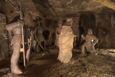 wieliczka göstergede TMMOB tuz madeni, Polonya.
