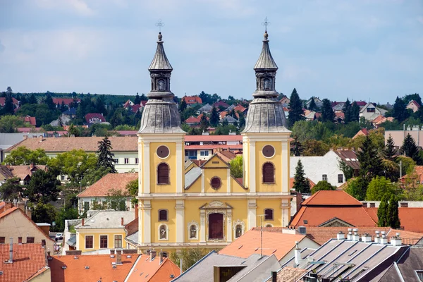 Церква в місті Eger — стокове фото