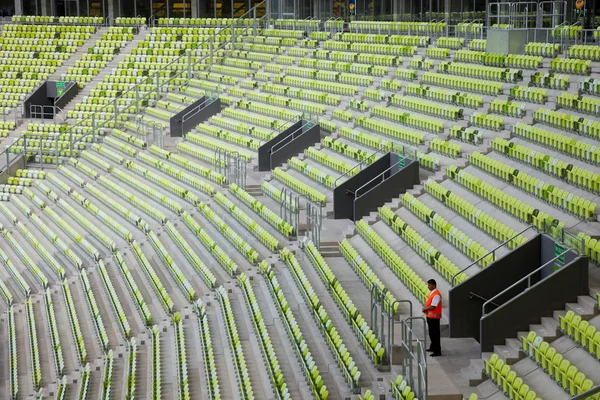 Bestuhlung des Stadions pge arena in Danzig — Stockfoto